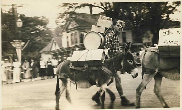 AMC donkey loaded up in Gorham