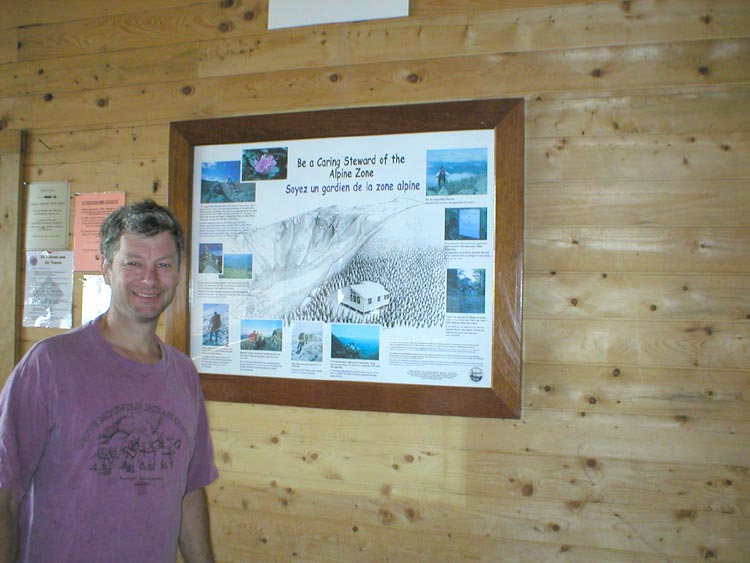 White Mountain Jackass Company member at Crag Camp wearing our tee-shirt